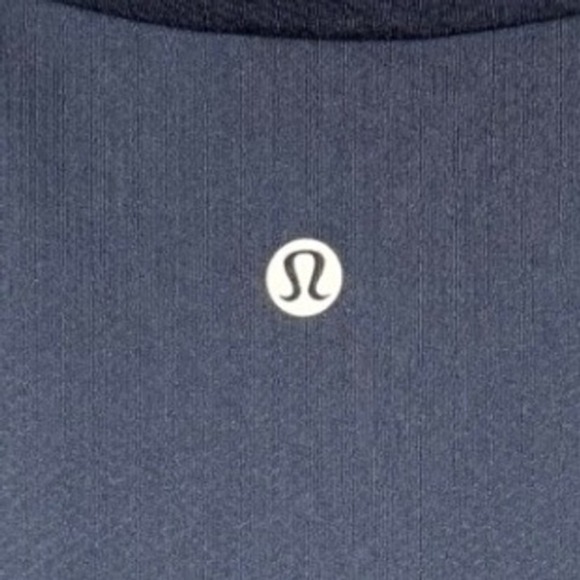 Lululemon Women's Quick-Drying Short Sleeve Polo Shirt, True Navy, Size 14 - Picture 7 of 8